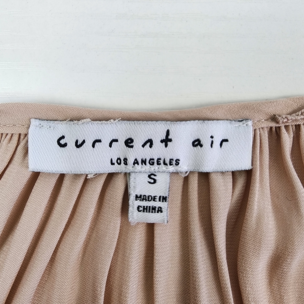 Current Air Anthropologie Women's Blush Sleeveless Midi Dress Size S - Picture 7 of 8
